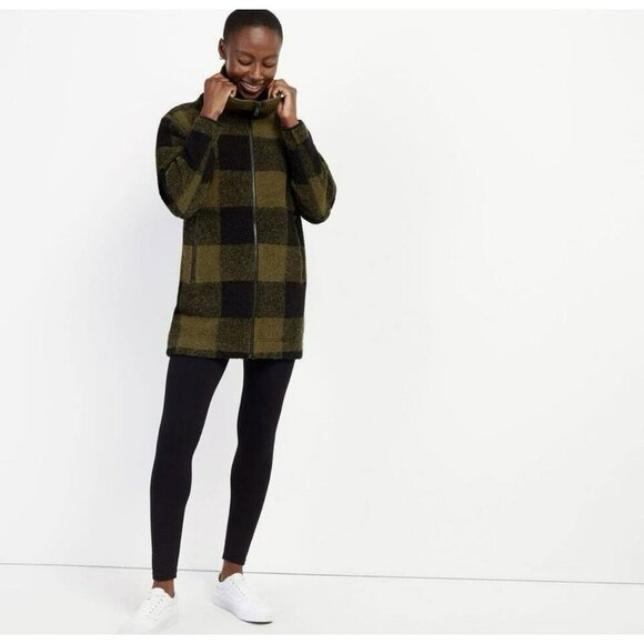 Roots Jackets & Blazers - Roots Seymour Women’s Plaid Green Jacket Medium EUC